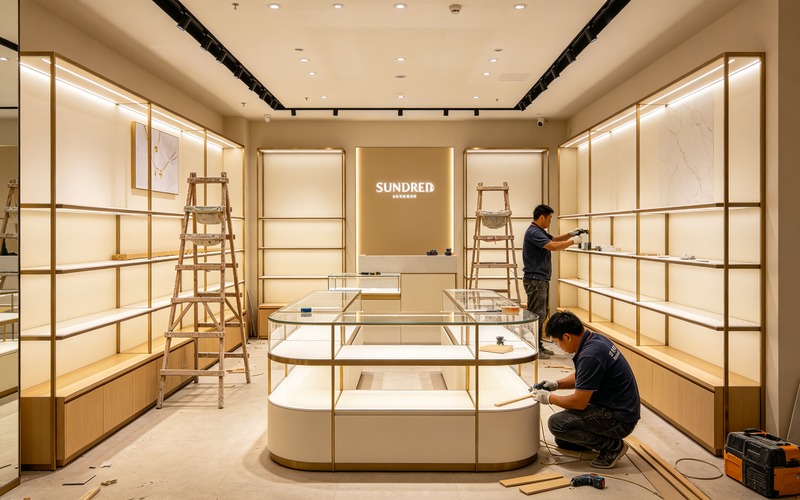展柜安装